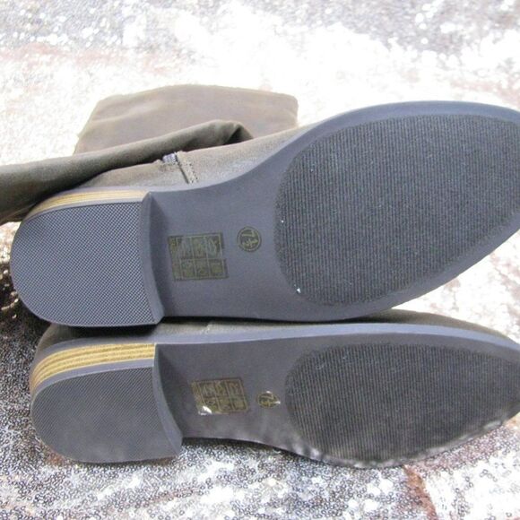 NIB Journee Collection zip up moto biker boots 7.5 - Picture 8 of 10